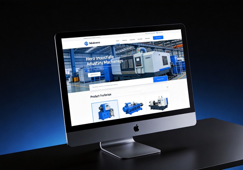 山东中合锻压网站效果图
